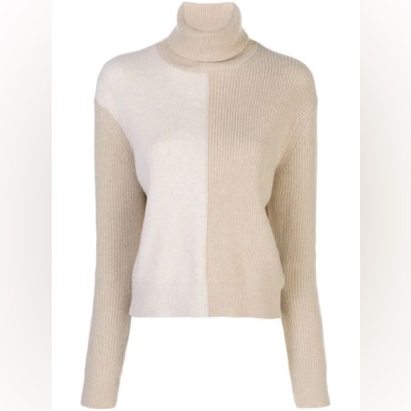 Theory Colorblock Cashmere Sweater M - Picture 4 of 6